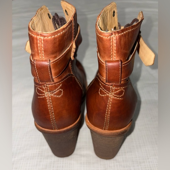 Timberland Boot Company Marge New Sz 8 Brown Leather Lace-Up Ankle Boots booties - Picture 7 of 11